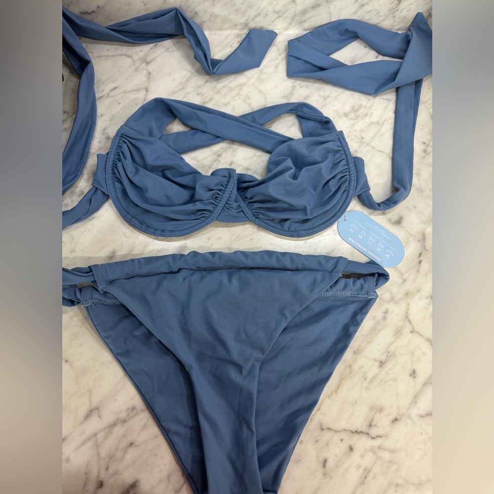 Two Piece Bikini Blue